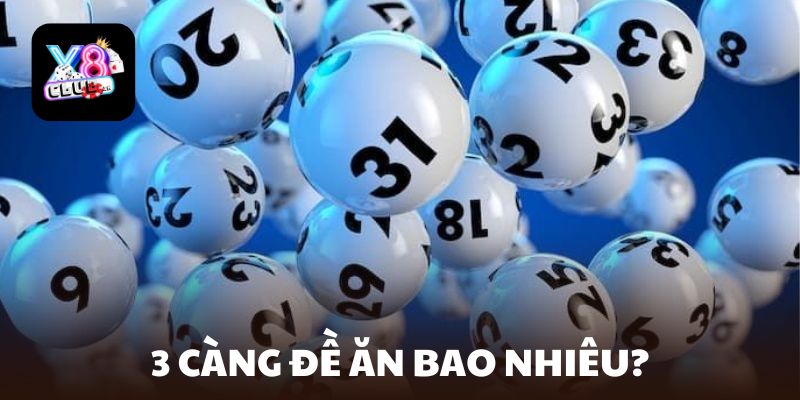 3 càng đề ăn bao nhiêu