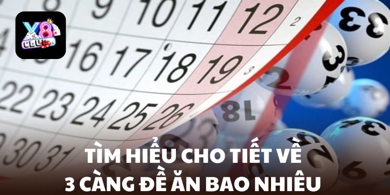 3 càng đề ăn bao nhiêu